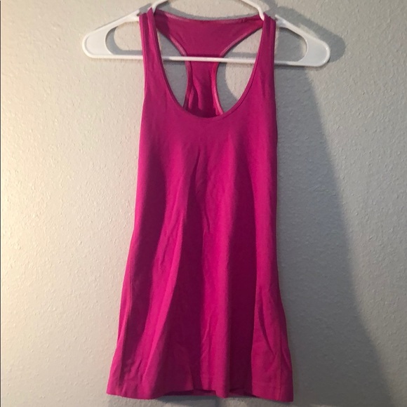 Pink Lululemon Tank - Size 4 - Picture 3 of 3
